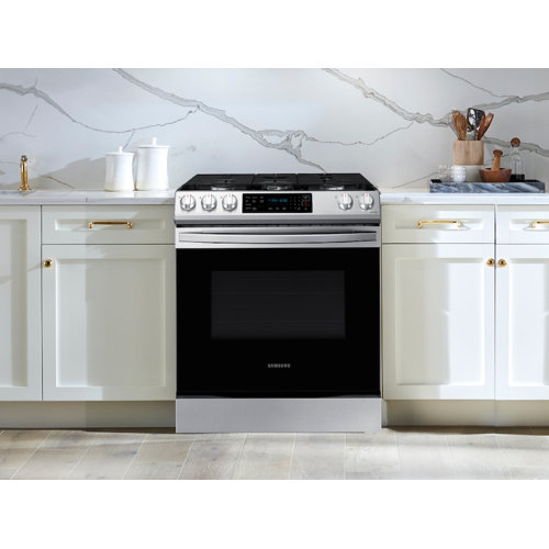 Samsung 6.0 cu. ft. Smart Slidein Gas Range & Reviews Wayfair